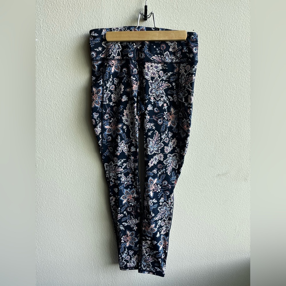 J. Jill fit performance floral print leggings